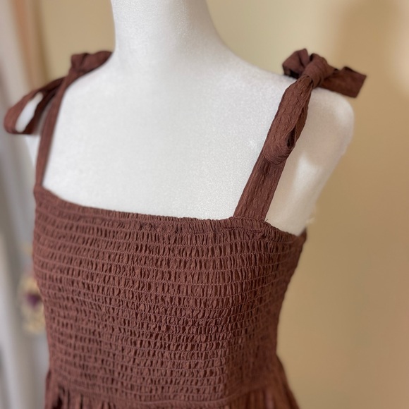 And Now This Textured Tie-Strap Fit & Flare Dress - Picture 3 of 6